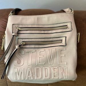 Steve Madden Embossed Logo Crossbody Purse